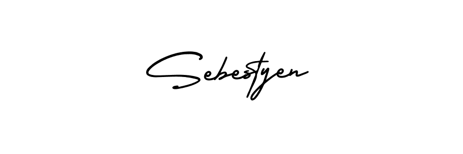 Best and Professional Signature Style for Sebestyen. AmerikaSignatureDemo-Regular Best Signature Style Collection. Sebestyen signature style 3 images and pictures png