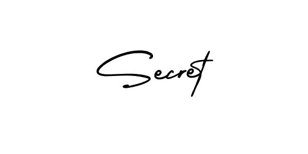 Design your own signature with our free online signature maker. With this signature software, you can create a handwritten (AmerikaSignatureDemo-Regular) signature for name Secret. Secret signature style 3 images and pictures png