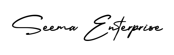 The AmerikaSignatureDemo-Regular lettering style adds unique flourish to name Seema Enterprise. Stand out with a custom digital autograph made in seconds. Seema Enterprise signature style 3 images and pictures png