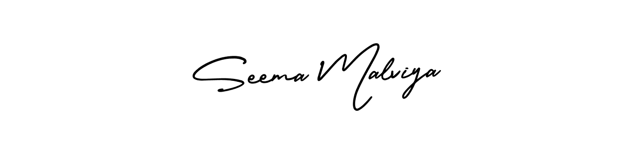 Similarly AmerikaSignatureDemo-Regular is the best handwritten signature design. Signature creator online .You can use it as an online autograph creator for name Seema Malviya. Seema Malviya signature style 3 images and pictures png