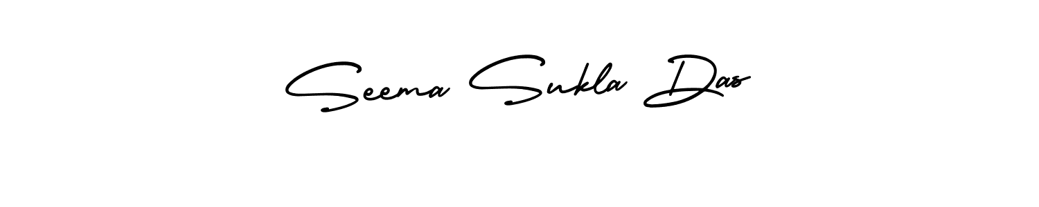 How to Draw Seema Sukla Das signature style? AmerikaSignatureDemo-Regular is a latest design signature styles for name Seema Sukla Das. Seema Sukla Das signature style 3 images and pictures png