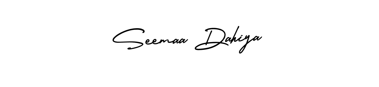 if you are searching for the best signature style for your name Seemaa Dahiya. so please give up your signature search. here we have designed multiple signature styles  using AmerikaSignatureDemo-Regular. Seemaa Dahiya signature style 3 images and pictures png