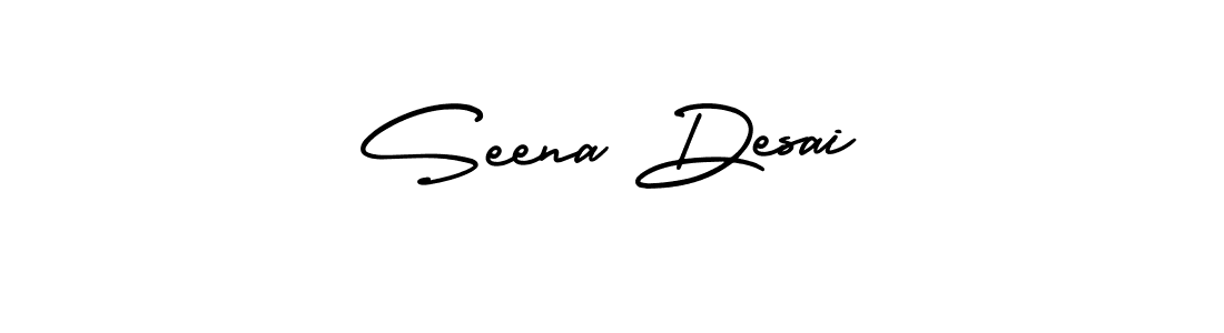 AmerikaSignatureDemo-Regular is a professional signature style that is perfect for those who want to add a touch of class to their signature. It is also a great choice for those who want to make their signature more unique. Get Seena Desai name to fancy signature for free. Seena Desai signature style 3 images and pictures png