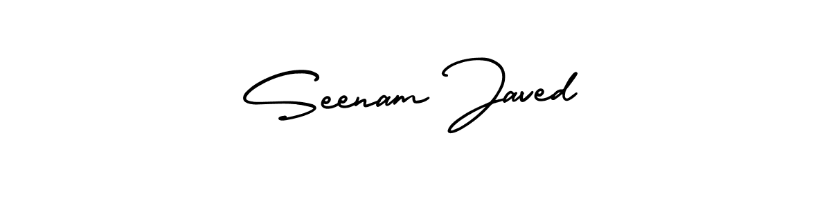 if you are searching for the best signature style for your name Seenam Javed. so please give up your signature search. here we have designed multiple signature styles  using AmerikaSignatureDemo-Regular. Seenam Javed signature style 3 images and pictures png