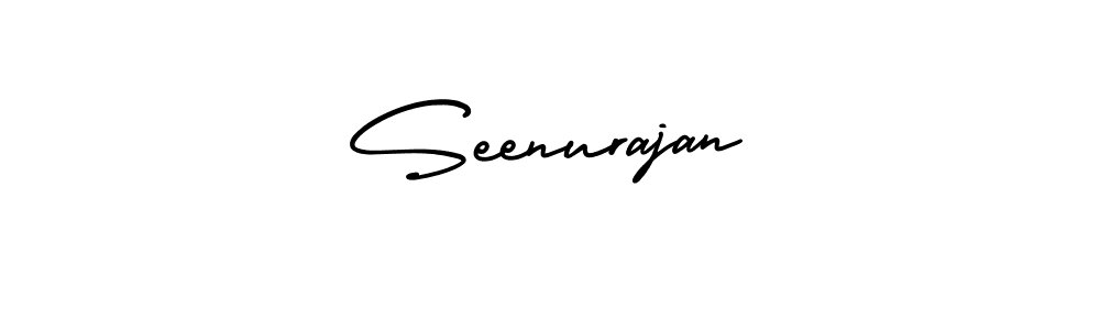 Similarly AmerikaSignatureDemo-Regular is the best handwritten signature design. Signature creator online .You can use it as an online autograph creator for name Seenurajan. Seenurajan signature style 3 images and pictures png