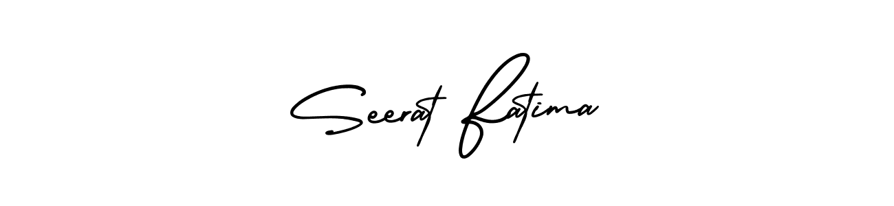 Make a beautiful signature design for name Seerat Fatima. Use this online signature maker to create a handwritten signature for free. Seerat Fatima signature style 3 images and pictures png