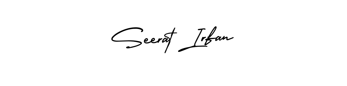 Best and Professional Signature Style for Seerat Irfan. AmerikaSignatureDemo-Regular Best Signature Style Collection. Seerat Irfan signature style 3 images and pictures png