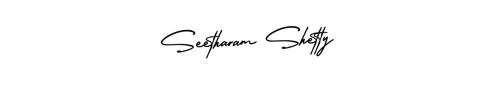 Also we have Seetharam Shetty name is the best signature style. Create professional handwritten signature collection using AmerikaSignatureDemo-Regular autograph style. Seetharam Shetty signature style 3 images and pictures png