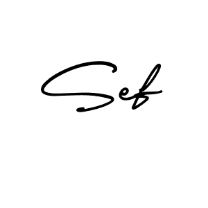 Use a signature maker to create a handwritten signature online. With this signature software, you can design (AmerikaSignatureDemo-Regular) your own signature for name Sef. Sef signature style 3 images and pictures png