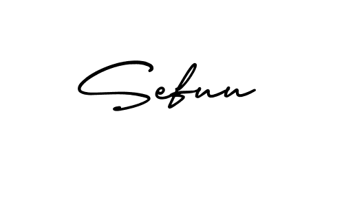 Design your own signature with our free online signature maker. With this signature software, you can create a handwritten (AmerikaSignatureDemo-Regular) signature for name Sefuu. Sefuu signature style 3 images and pictures png