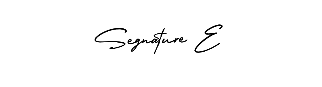 How to make Segnature E signature? AmerikaSignatureDemo-Regular is a professional autograph style. Create handwritten signature for Segnature E name. Segnature E signature style 3 images and pictures png