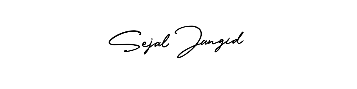 How to Draw Sejal Jangid signature style? AmerikaSignatureDemo-Regular is a latest design signature styles for name Sejal Jangid. Sejal Jangid signature style 3 images and pictures png