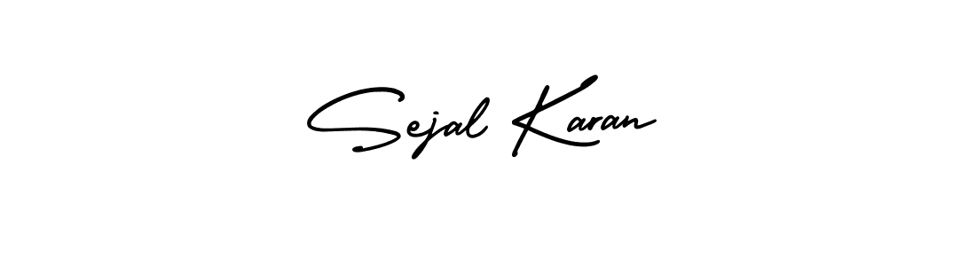 Use a signature maker to create a handwritten signature online. With this signature software, you can design (AmerikaSignatureDemo-Regular) your own signature for name Sejal Karan. Sejal Karan signature style 3 images and pictures png
