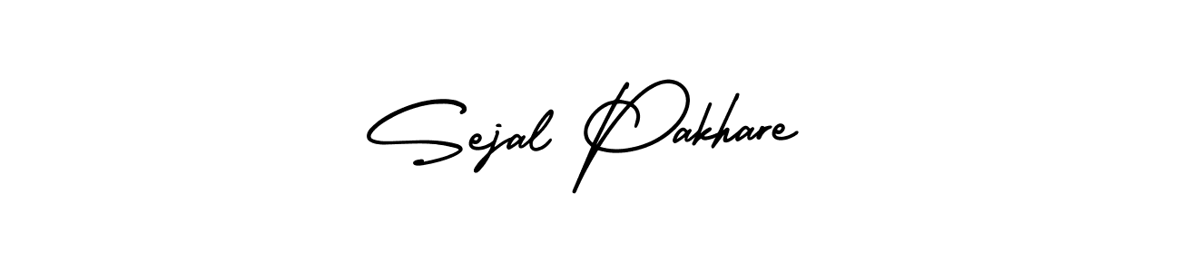 It looks lik you need a new signature style for name Sejal Pakhare. Design unique handwritten (AmerikaSignatureDemo-Regular) signature with our free signature maker in just a few clicks. Sejal Pakhare signature style 3 images and pictures png