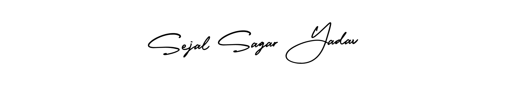 Similarly AmerikaSignatureDemo-Regular is the best handwritten signature design. Signature creator online .You can use it as an online autograph creator for name Sejal Sagar Yadav. Sejal Sagar Yadav signature style 3 images and pictures png