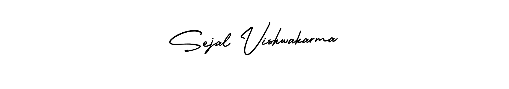 Similarly AmerikaSignatureDemo-Regular is the best handwritten signature design. Signature creator online .You can use it as an online autograph creator for name Sejal Vishwakarma. Sejal Vishwakarma signature style 3 images and pictures png
