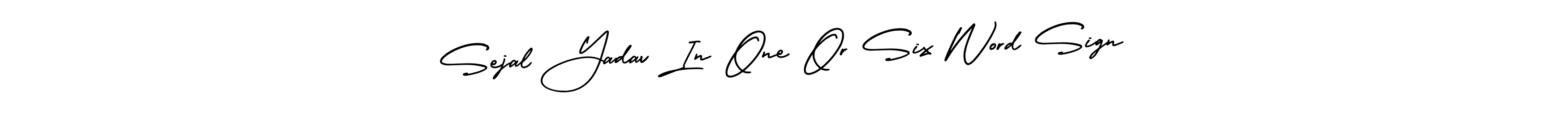 Similarly AmerikaSignatureDemo-Regular is the best handwritten signature design. Signature creator online .You can use it as an online autograph creator for name Sejal Yadav In One Or Six Word Sign. Sejal Yadav In One Or Six Word Sign signature style 3 images and pictures png