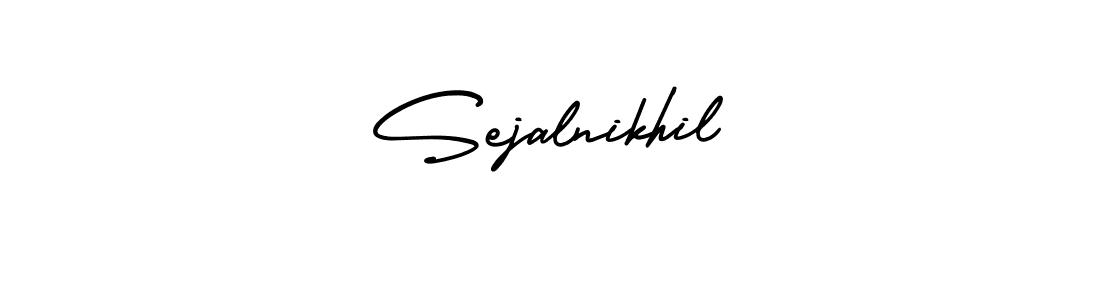 Similarly AmerikaSignatureDemo-Regular is the best handwritten signature design. Signature creator online .You can use it as an online autograph creator for name Sejalnikhil. Sejalnikhil signature style 3 images and pictures png