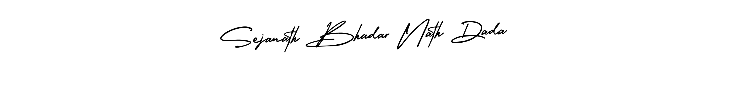 How to Draw Sejanath Bhadar Nath Dada signature style? AmerikaSignatureDemo-Regular is a latest design signature styles for name Sejanath Bhadar Nath Dada. Sejanath Bhadar Nath Dada signature style 3 images and pictures png