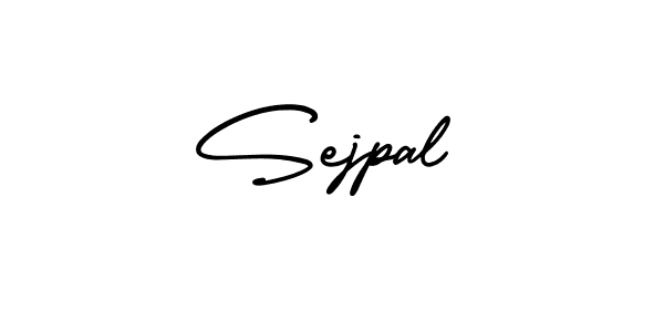 You should practise on your own different ways (AmerikaSignatureDemo-Regular) to write your name (Sejpal) in signature. don't let someone else do it for you. Sejpal signature style 3 images and pictures png