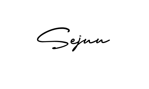 This is the best signature style for the Sejuu name. Also you like these signature font (AmerikaSignatureDemo-Regular). Mix name signature. Sejuu signature style 3 images and pictures png