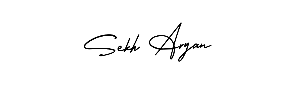 Similarly AmerikaSignatureDemo-Regular is the best handwritten signature design. Signature creator online .You can use it as an online autograph creator for name Sekh Aryan. Sekh Aryan signature style 3 images and pictures png