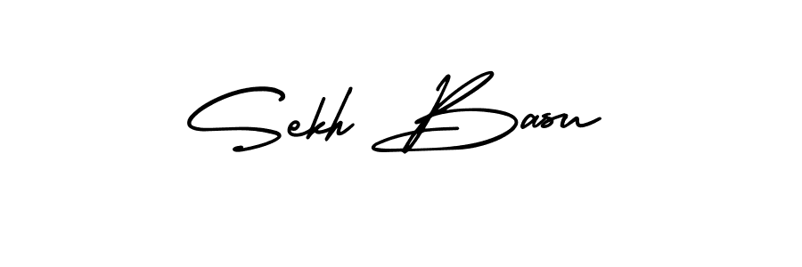 Create a beautiful signature design for name Sekh Basu. With this signature (AmerikaSignatureDemo-Regular) fonts, you can make a handwritten signature for free. Sekh Basu signature style 3 images and pictures png