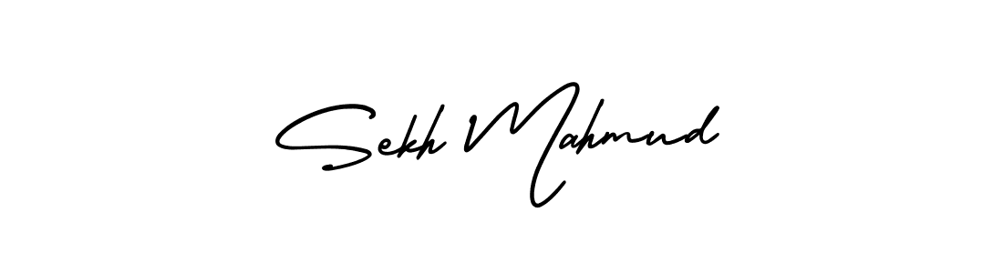 Make a beautiful signature design for name Sekh Mahmud. With this signature (AmerikaSignatureDemo-Regular) style, you can create a handwritten signature for free. Sekh Mahmud signature style 3 images and pictures png