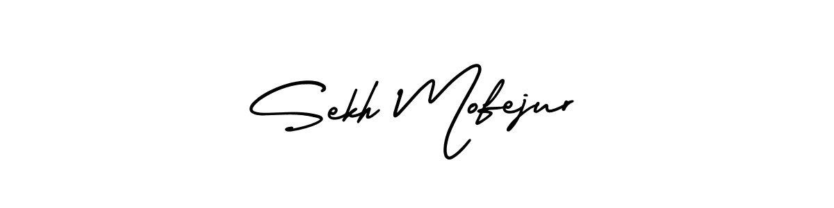 Create a beautiful signature design for name Sekh Mofejur. With this signature (AmerikaSignatureDemo-Regular) fonts, you can make a handwritten signature for free. Sekh Mofejur signature style 3 images and pictures png