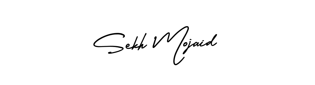 This is the best signature style for the Sekh Mojaid name. Also you like these signature font (AmerikaSignatureDemo-Regular). Mix name signature. Sekh Mojaid signature style 3 images and pictures png