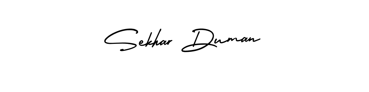 It looks lik you need a new signature style for name Sekhar Duman. Design unique handwritten (AmerikaSignatureDemo-Regular) signature with our free signature maker in just a few clicks. Sekhar Duman signature style 3 images and pictures png