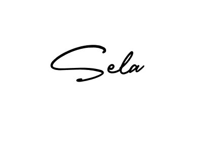 Use a signature maker to create a handwritten signature online. With this signature software, you can design (AmerikaSignatureDemo-Regular) your own signature for name Sela. Sela signature style 3 images and pictures png