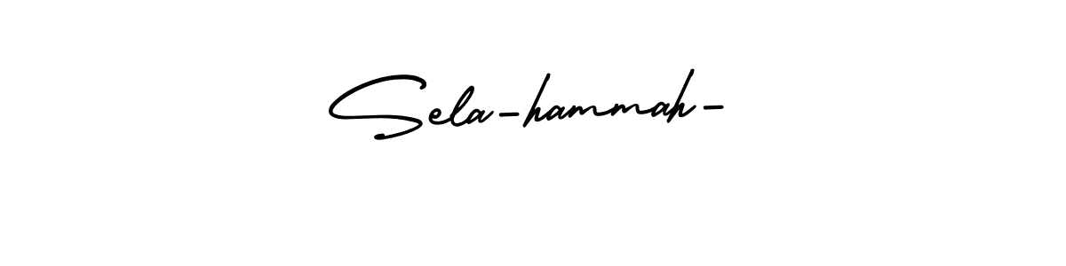 AmerikaSignatureDemo-Regular is a professional signature style that is perfect for those who want to add a touch of class to their signature. It is also a great choice for those who want to make their signature more unique. Get Sela-hammah- name to fancy signature for free. Sela-hammah- signature style 3 images and pictures png