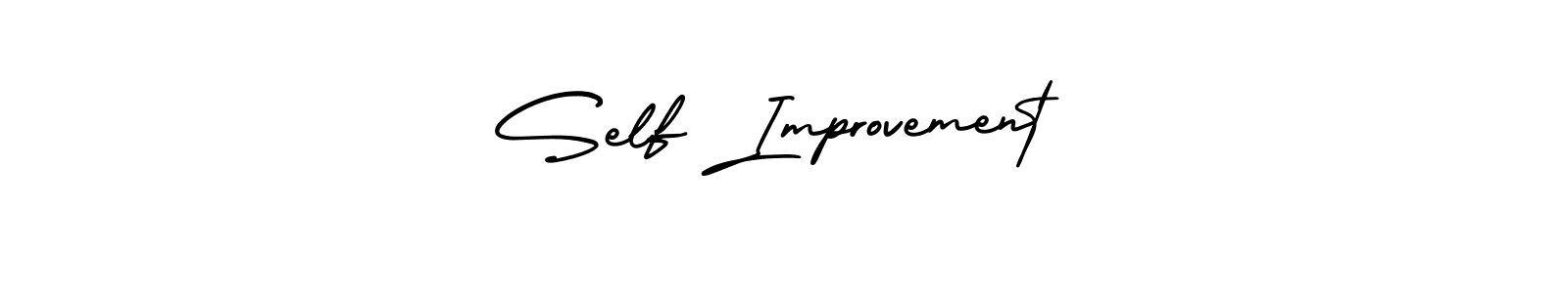 Self Improvement stylish signature style. Best Handwritten Sign (AmerikaSignatureDemo-Regular) for my name. Handwritten Signature Collection Ideas for my name Self Improvement. Self Improvement signature style 3 images and pictures png