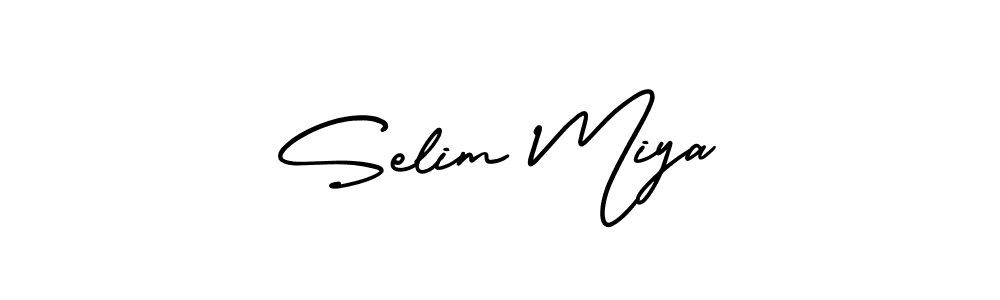 Also You can easily find your signature by using the search form. We will create Selim Miya name handwritten signature images for you free of cost using AmerikaSignatureDemo-Regular sign style. Selim Miya signature style 3 images and pictures png