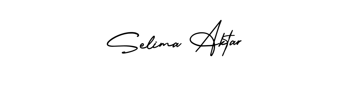 Also You can easily find your signature by using the search form. We will create Selima Aktar name handwritten signature images for you free of cost using AmerikaSignatureDemo-Regular sign style. Selima Aktar signature style 3 images and pictures png