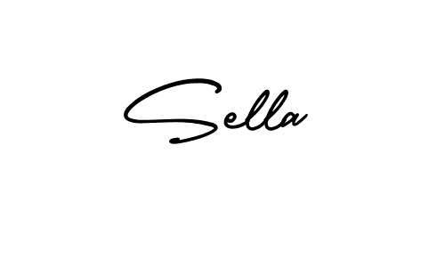 Also we have Sella name is the best signature style. Create professional handwritten signature collection using AmerikaSignatureDemo-Regular autograph style. Sella signature style 3 images and pictures png