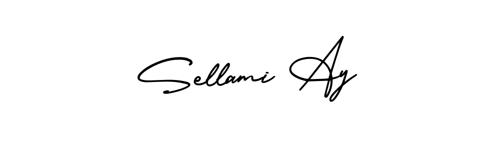 You can use this online signature creator to create a handwritten signature for the name Sellami Ay. This is the best online autograph maker. Sellami Ay signature style 3 images and pictures png