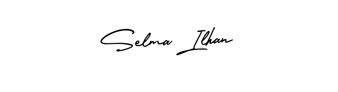 Best and Professional Signature Style for Selma Ilhan. AmerikaSignatureDemo-Regular Best Signature Style Collection. Selma Ilhan signature style 3 images and pictures png