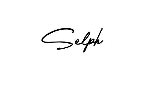 Selph stylish signature style. Best Handwritten Sign (AmerikaSignatureDemo-Regular) for my name. Handwritten Signature Collection Ideas for my name Selph. Selph signature style 3 images and pictures png