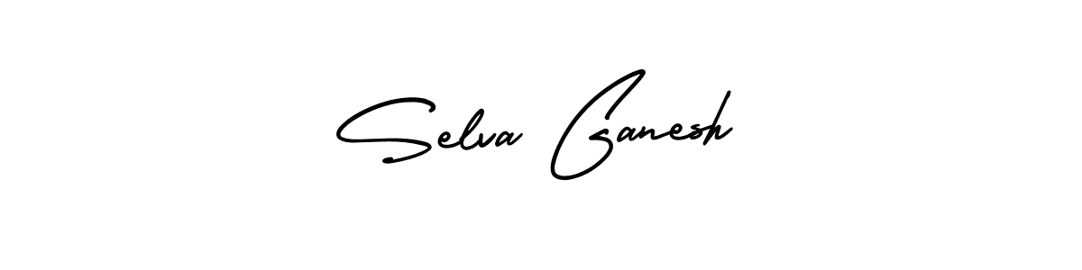 Create a beautiful signature design for name Selva Ganesh. With this signature (AmerikaSignatureDemo-Regular) fonts, you can make a handwritten signature for free. Selva Ganesh signature style 3 images and pictures png