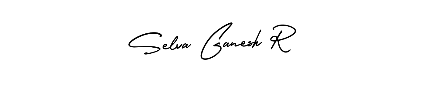 Also You can easily find your signature by using the search form. We will create Selva Ganesh R name handwritten signature images for you free of cost using AmerikaSignatureDemo-Regular sign style. Selva Ganesh R signature style 3 images and pictures png