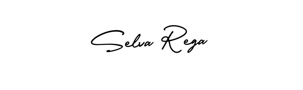 Similarly AmerikaSignatureDemo-Regular is the best handwritten signature design. Signature creator online .You can use it as an online autograph creator for name Selva Rega. Selva Rega signature style 3 images and pictures png