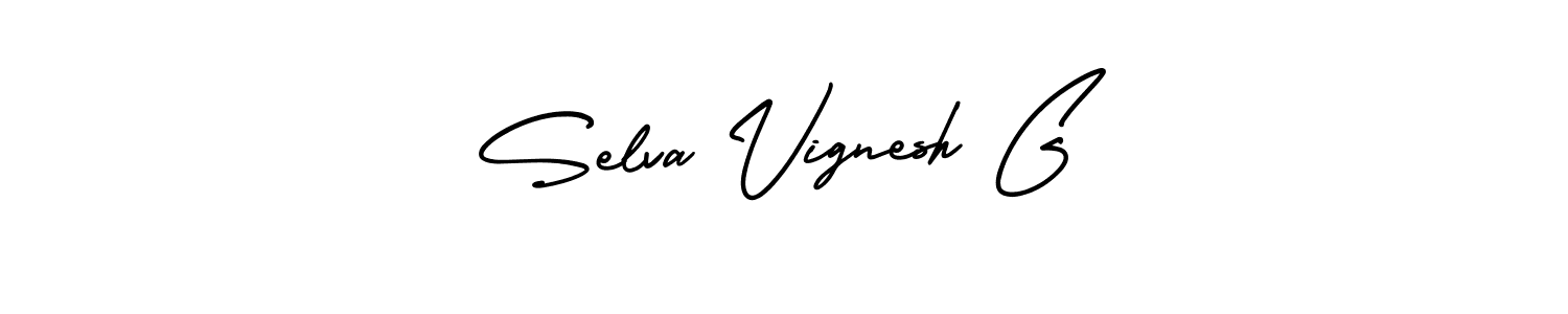 AmerikaSignatureDemo-Regular is a professional signature style that is perfect for those who want to add a touch of class to their signature. It is also a great choice for those who want to make their signature more unique. Get Selva Vignesh G name to fancy signature for free. Selva Vignesh G signature style 3 images and pictures png