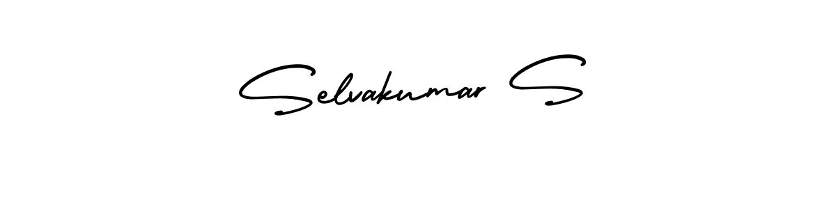 Design your own signature with our free online signature maker. With this signature software, you can create a handwritten (AmerikaSignatureDemo-Regular) signature for name Selvakumar S. Selvakumar S signature style 3 images and pictures png