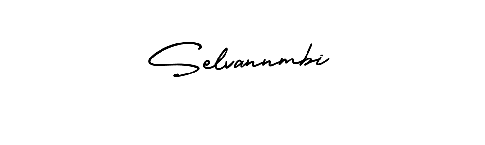 Make a beautiful signature design for name Selvannmbi. With this signature (AmerikaSignatureDemo-Regular) style, you can create a handwritten signature for free. Selvannmbi signature style 3 images and pictures png