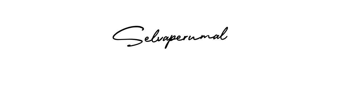 Design your own signature with our free online signature maker. With this signature software, you can create a handwritten (AmerikaSignatureDemo-Regular) signature for name Selvaperumal. Selvaperumal signature style 3 images and pictures png