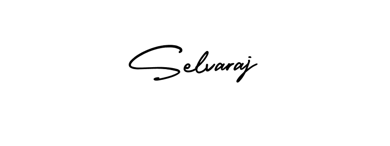 Create a beautiful signature design for name Selvaraj. With this signature (AmerikaSignatureDemo-Regular) fonts, you can make a handwritten signature for free. Selvaraj signature style 3 images and pictures png