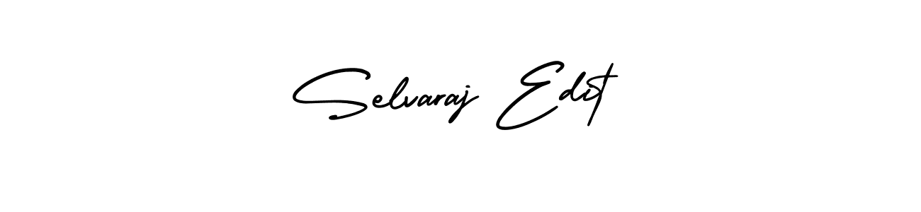 How to make Selvaraj Edit signature? AmerikaSignatureDemo-Regular is a professional autograph style. Create handwritten signature for Selvaraj Edit name. Selvaraj Edit signature style 3 images and pictures png