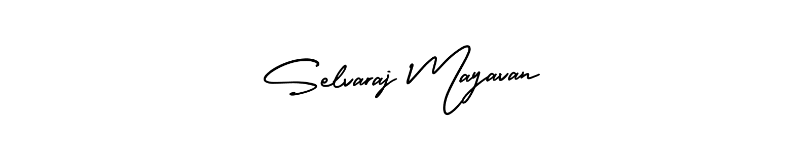 This is the best signature style for the Selvaraj Mayavan name. Also you like these signature font (AmerikaSignatureDemo-Regular). Mix name signature. Selvaraj Mayavan signature style 3 images and pictures png